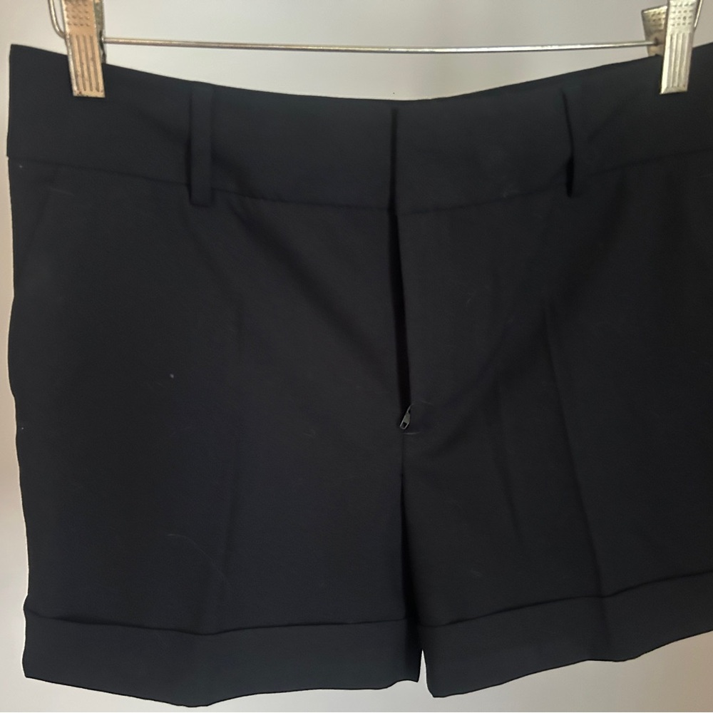 Zara Black Bermuda Shorts Classic and Chic
